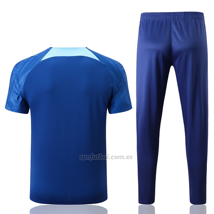Chandal del Atletico Madrid Manga Corta 2022-2023 Azul